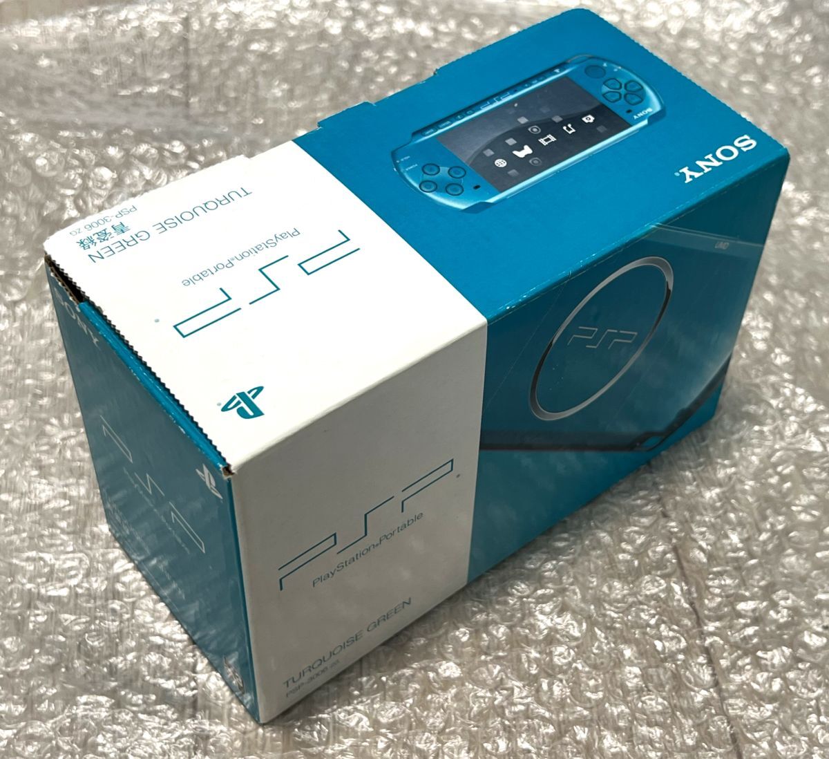 〈準美品・日本未発売色・アジア版〉PSP-3006（3000） 本体 ターコイズグリーン ＋メモリースティック 16GB PlayStation Portable 薄型の画像9