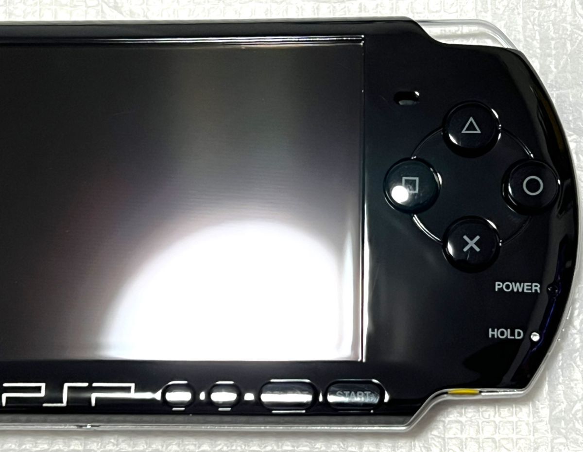 〈状態良好・画面無傷・動作確認済み・最終型〉PSP-3000 本体 ピアノブラック PlayStation Portable 薄型_画像3