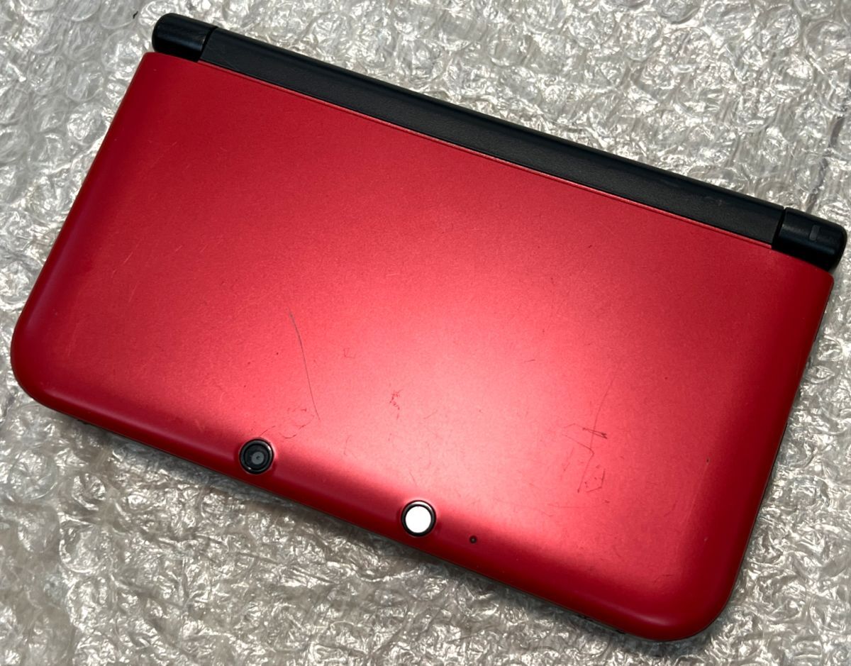 〈動作確認済み〉ニンテンドー3DSLL 本体 レッド×ブラック SPR-001 NINTENDO 3DS LL Red Black_画像2