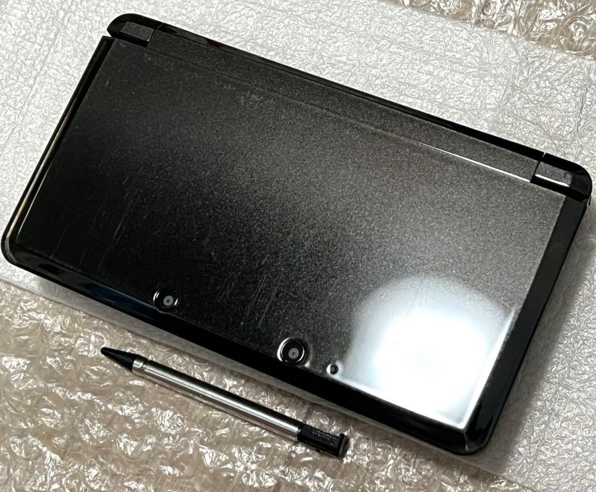 ( body condition excellent * screen less scratch * operation verification ending ) Nintendo 3DS body Cosmo black NINTENDO 3DS CTR-001