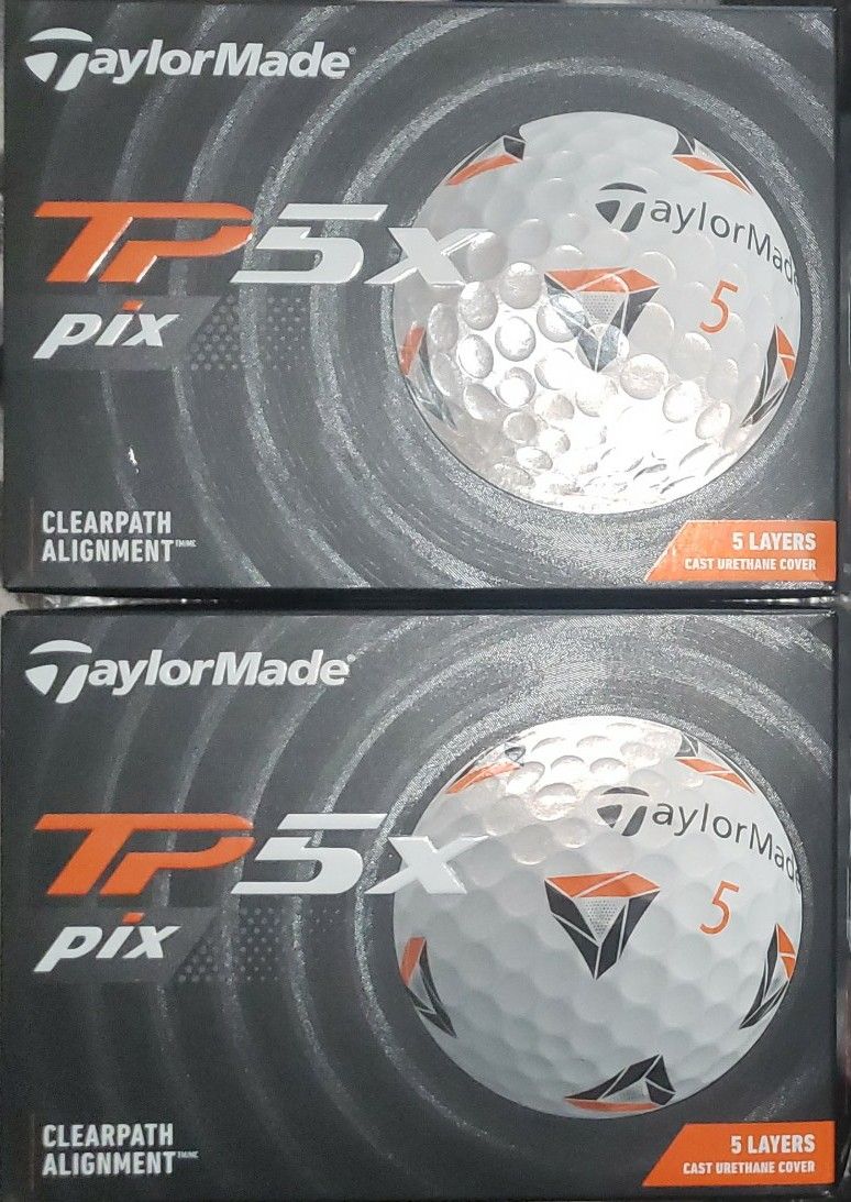 テーラーメイド TP5X pix ゴルフボール 2ダース日本正規品 TaylorMade 2021   TP5Xpix