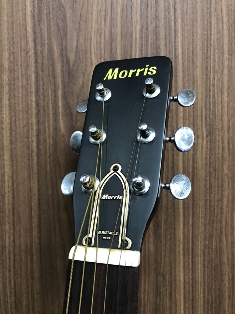 MORRIS モーリス アコースティックギター F-10 ソフトケース付 楽器 アコギ 弦楽器 _画像4
