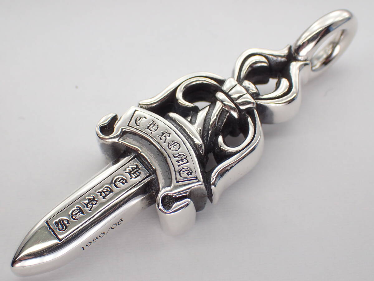 CHROME HEARTS ★ダブルDAGGERペンダントトップ　20ｇ★★正規品　_画像5