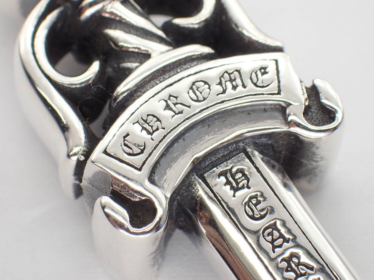 CHROME HEARTS ★ダブルDAGGERペンダントトップ　20ｇ★★正規品　_画像9