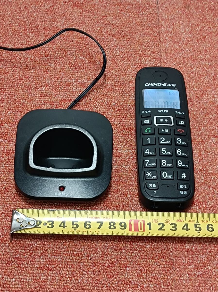 [.1921] [ unused goods ]2019 year made / answer phone with function / telephone machine / parent machine / cordless cordless handset /HWDCD6238(9)P/TSD