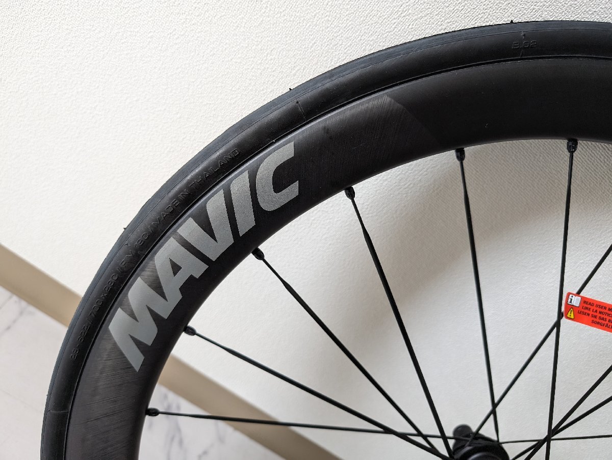 MAVIC　COSMIC SLR 45 ホイール 前後セット　シマノ　未使用　新品タイヤ付き！　_画像6