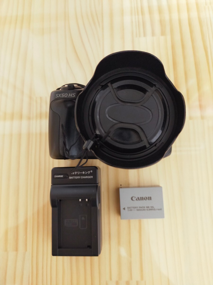 ★美品★ Canon キャノン PowerShot SX50HS 約1210万画素 ブラック_画像1