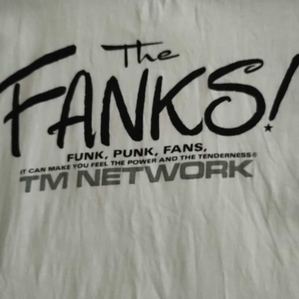  TM NETWORK FANKS! 半袖 Tシャツ ホワイト 80年代 ビンテージ_画像2