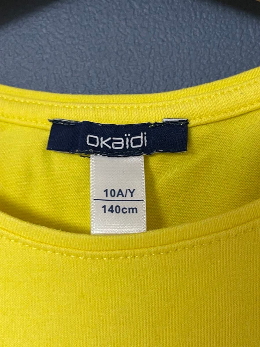 ガールズTシャツ140センチ okaidi