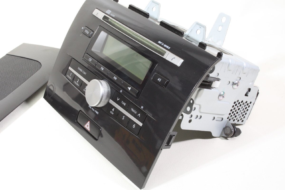 MH23S ワゴンR スティングレー X H20年式　純正オーディオ CD チューナー 取付けステー付 PS-3169J-A 39101-70KA0 -_画像5