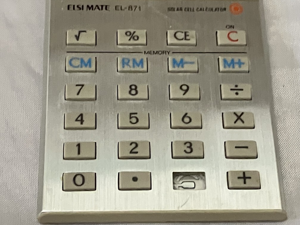[ Junk ]EL-871 calculator SHARP