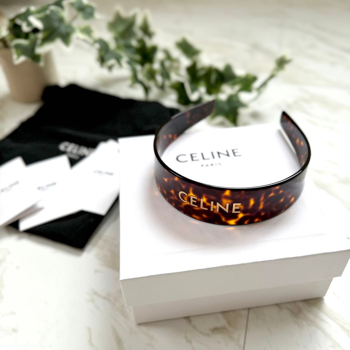CELINE セリーヌ カチューシャ ヘアバンド ヘアアクセサリー CELINE セリーヌ カチューシャ ヘアバンド ヘアアクセサリー