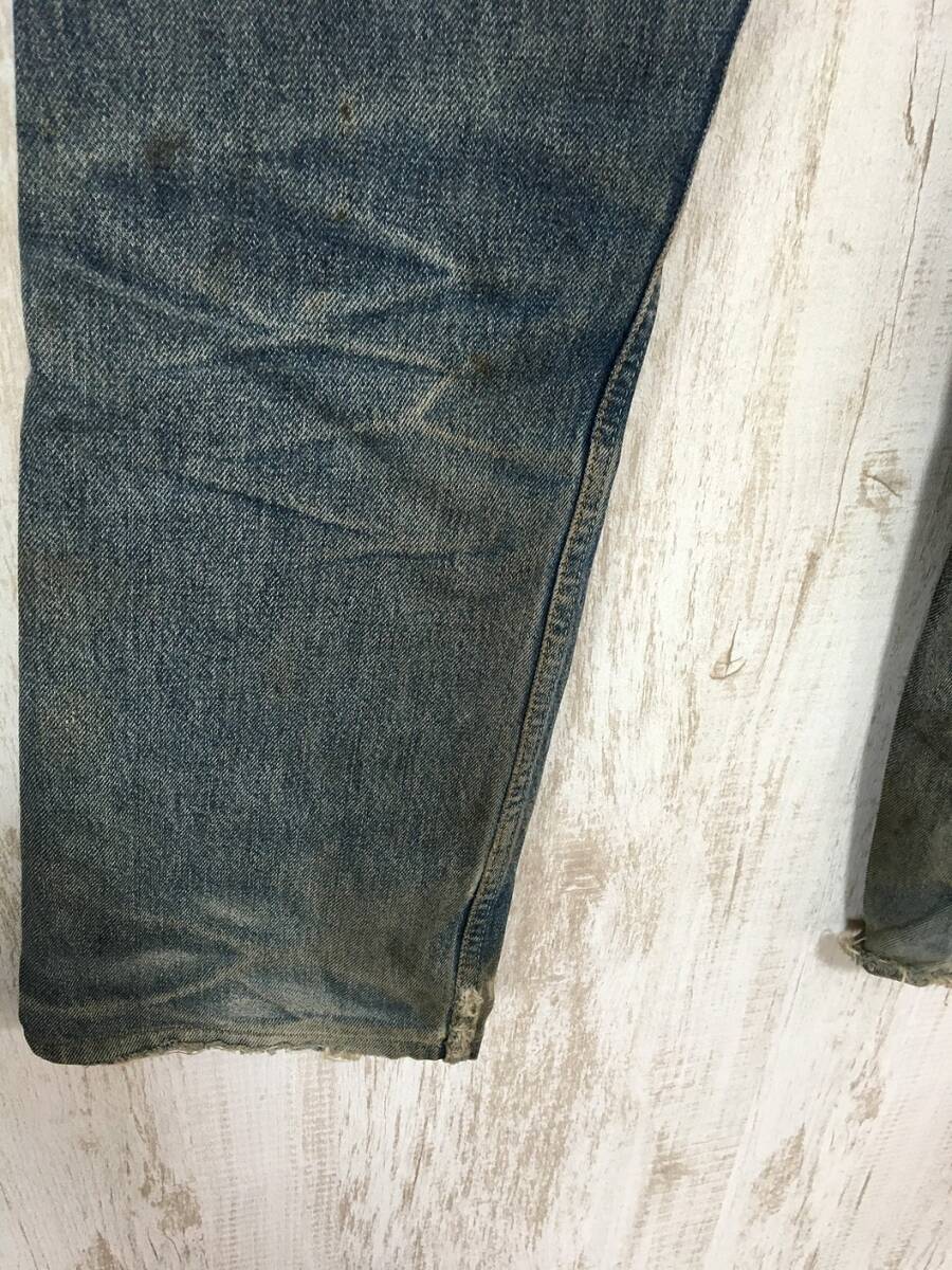 P411☆【USA製 アメリカ古着 90s 501 デニムパンツ ジーンズ】LEVIS リーバイス 32/32の画像7