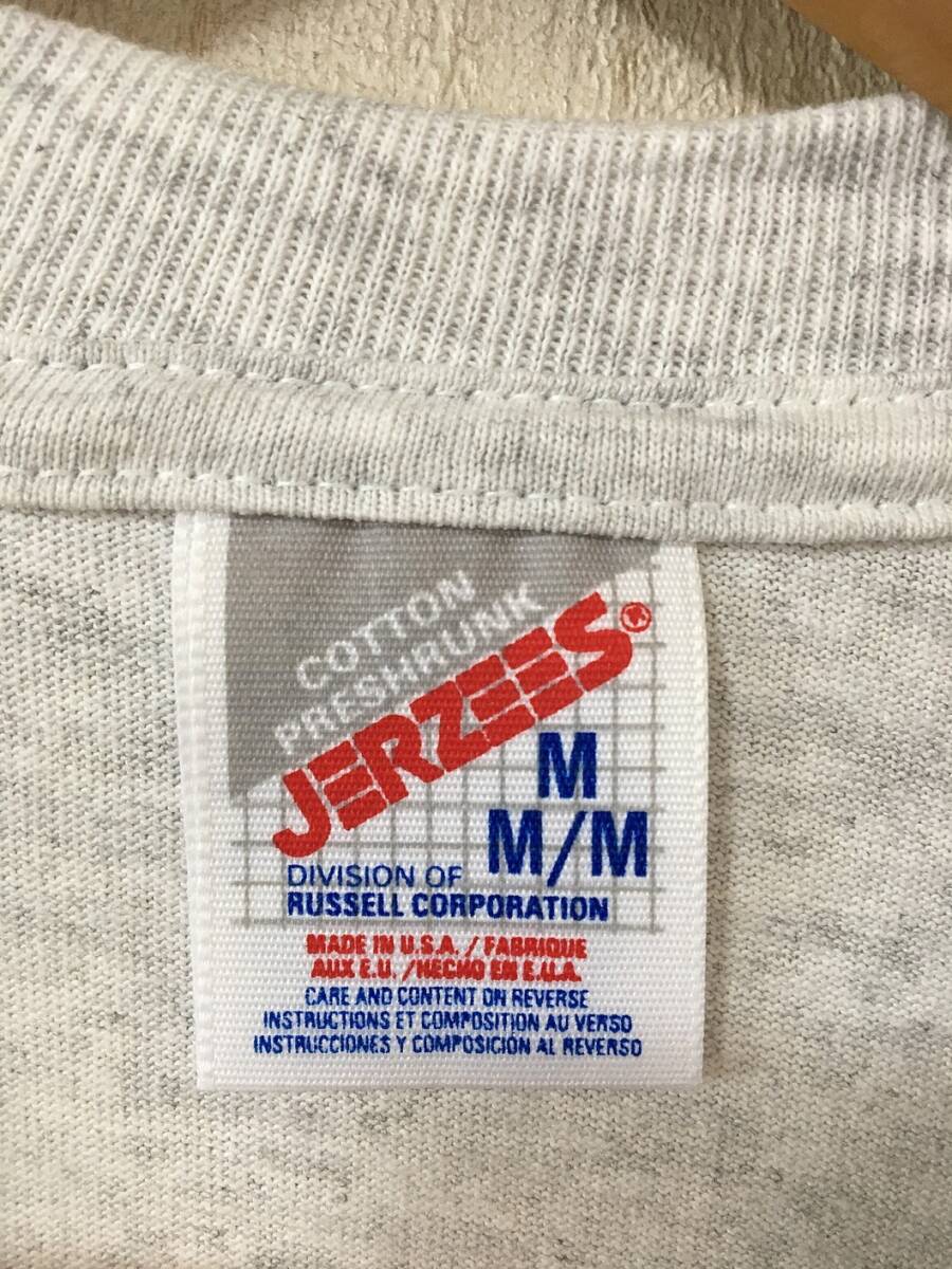 986☆【USA製 96年 アトランタ五輪 サッカー 日本代表 マイアミの軌跡 Tシャツ】JERZEES ジャージーズ 90s ヴィンテージ グレー M_画像6