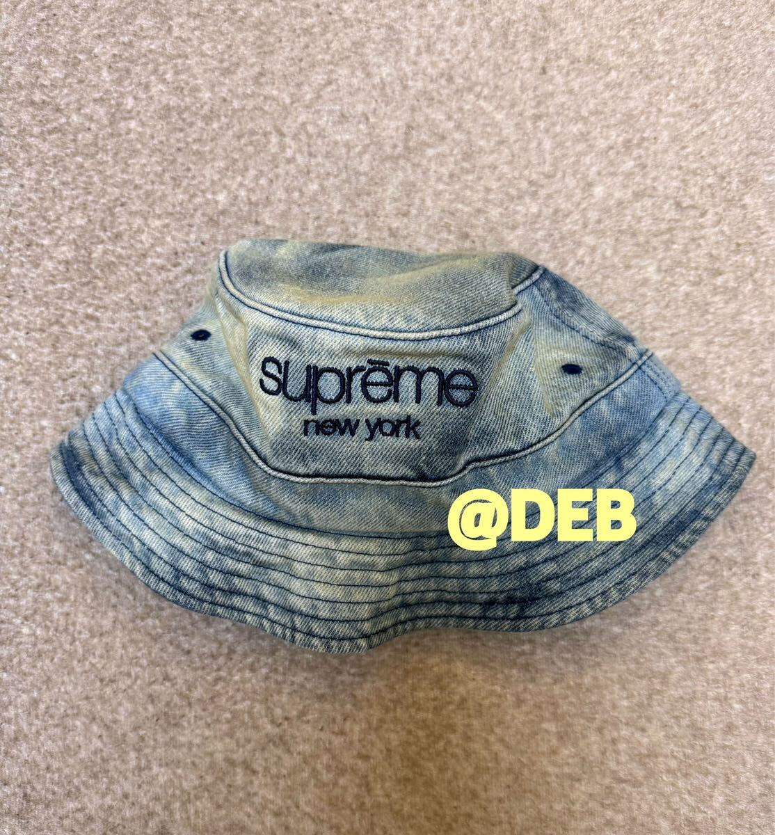 Supreme Chino Twill Crusher Dirty Indigo M/L シュプリーム Supreme Chino Twill Crusher Dirty Indigo M/L シュプリーム