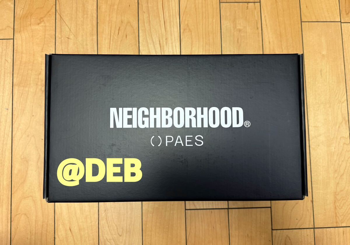 NEIGHBORHOOD 2024SS NH X PAES FLIPFLOP BLACK 26cm NEIGHBORHOOD 2024SS NH X PAES FLIPFLOP BLACK 26cm