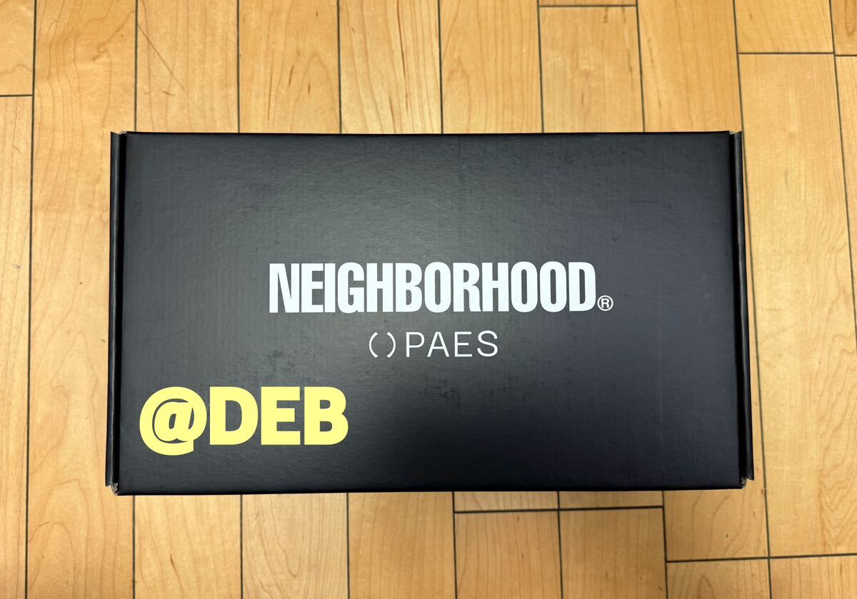 NEIGHBORHOOD 2024SS NH X PAES . FLIPFLOP BLACK 28cm ネイバーフッド x ペイズ フェーズ フリップフロップ サンダル ブラックの画像4