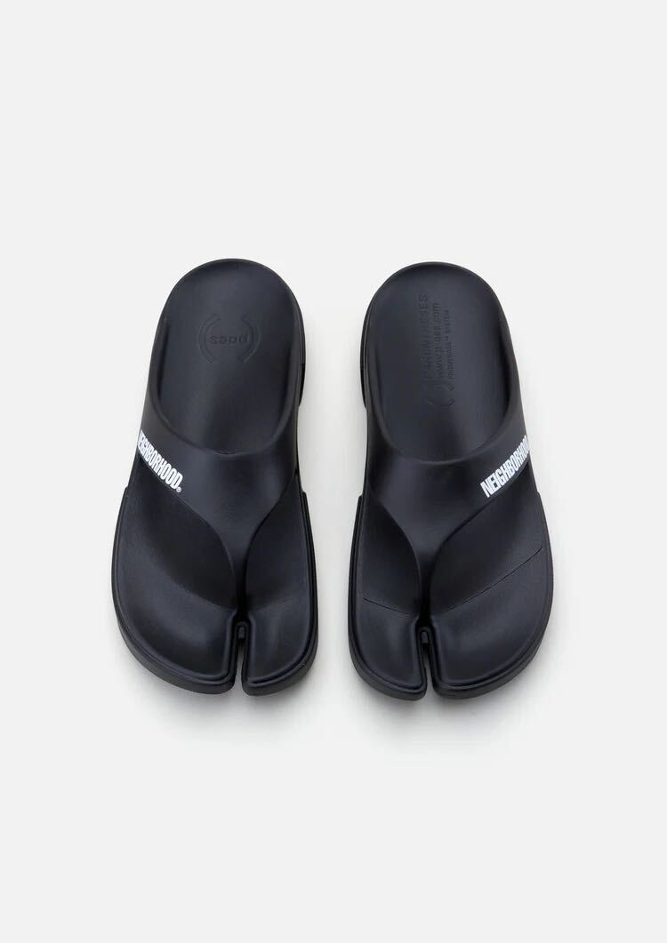 NEIGHBORHOOD 2024SS NH X PAES FLIPFLOP BLACK 26cm NEIGHBORHOOD 2024SS NH X PAES FLIPFLOP BLACK 26cm