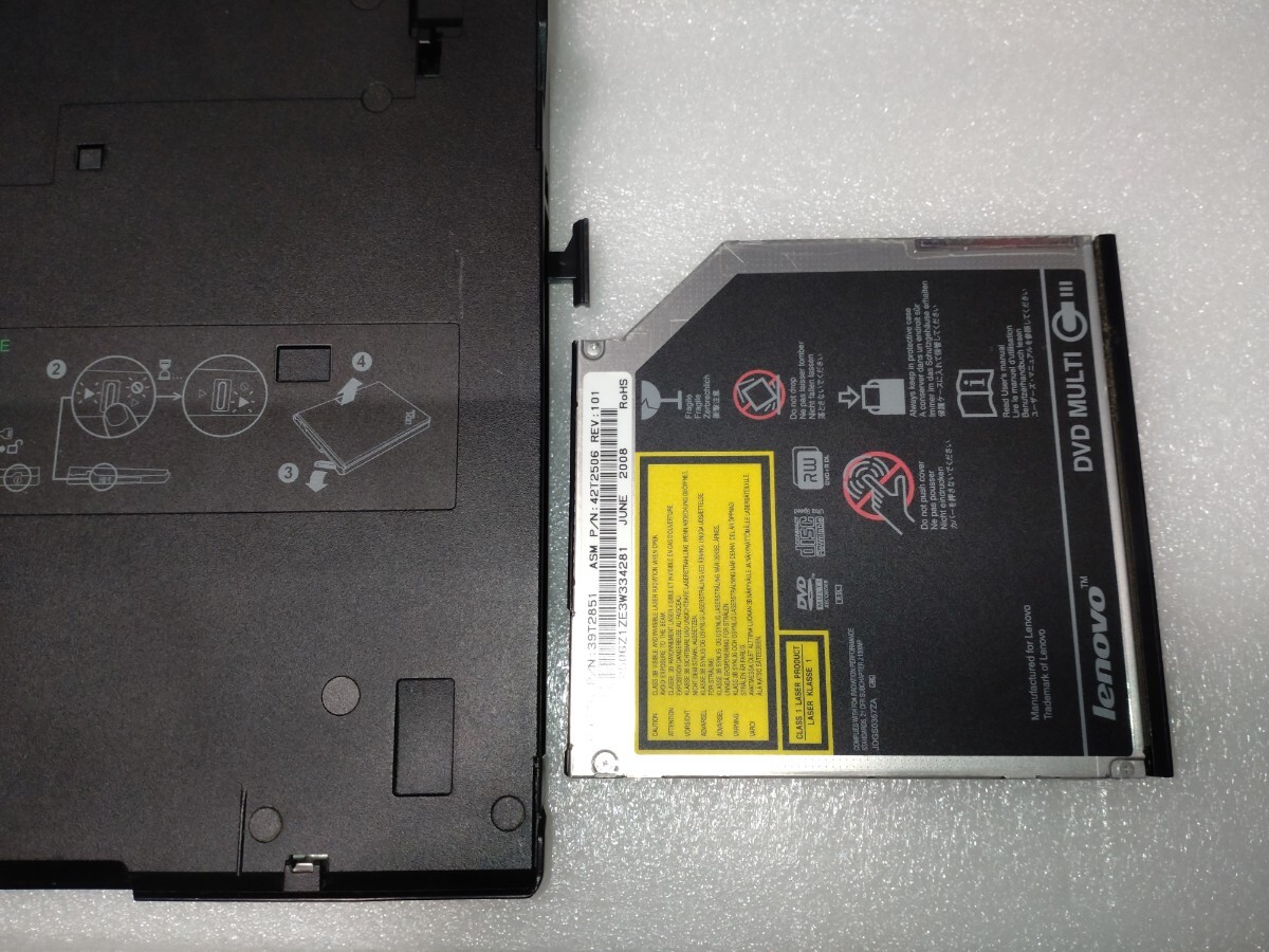 Lenovo ThinkPad X6 X60 X61 Tablet UltraBase 42X4322 42X4323 鍵なしアンロックの画像8