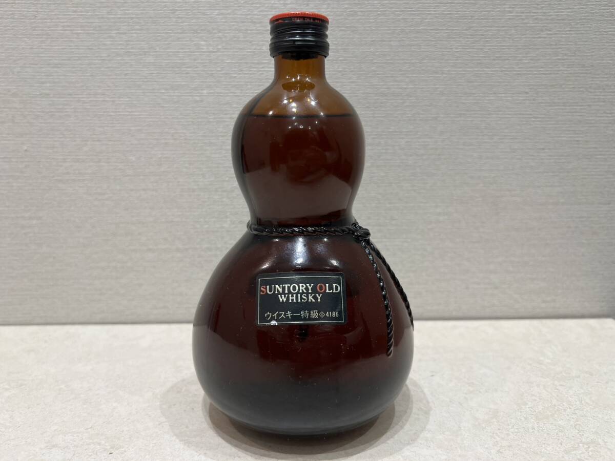 M4070 【未開栓】 SUNTORY OLD WHISKY サントリー オールド ひょうたん型 720ml 43% ウイスキー 特級 4186 箱付き_画像2