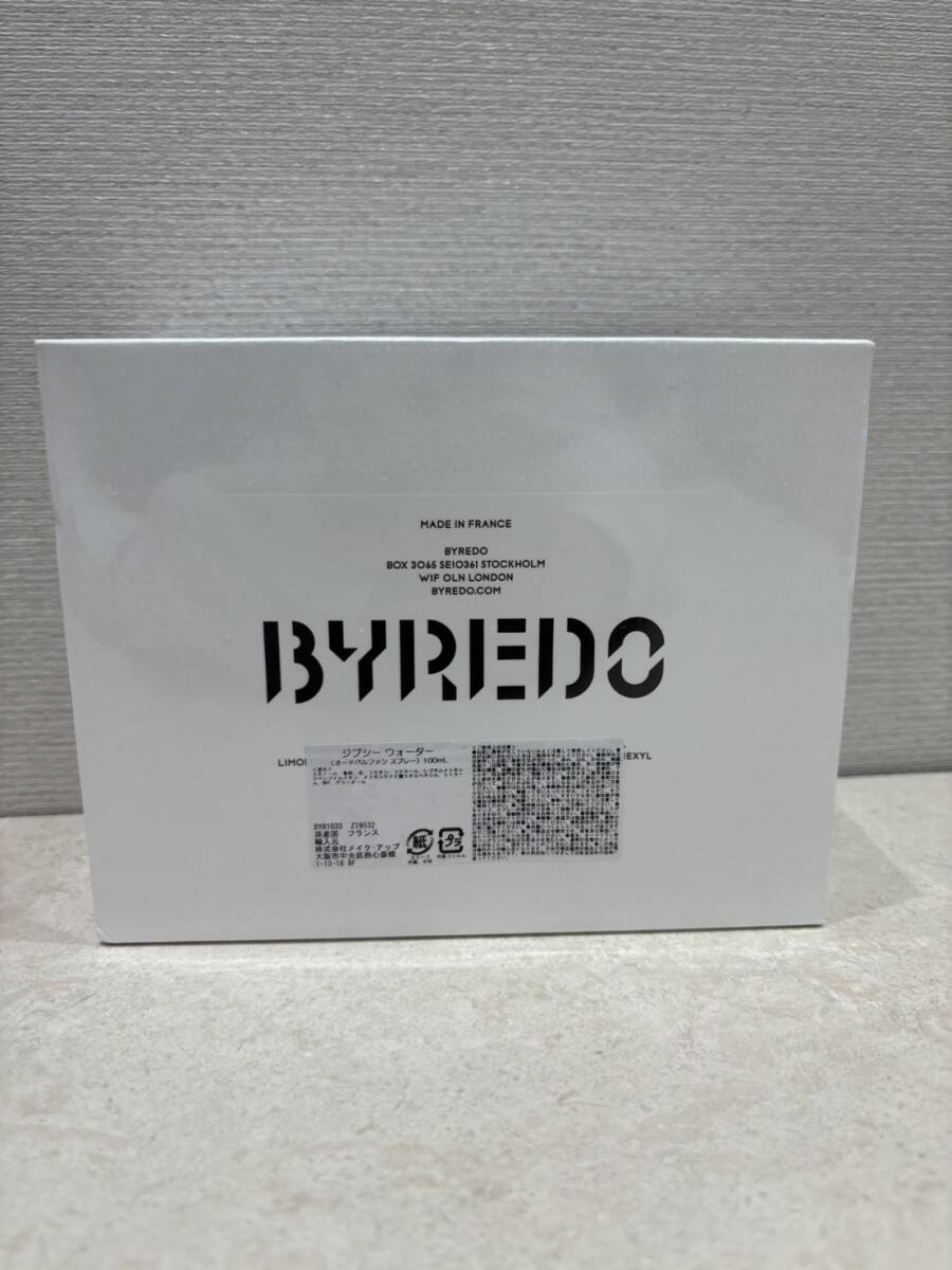 M2905　 BYREDO バイレード ジプシー ウォーター EDP SP 100ml　香水　新品・未使用品！_画像2