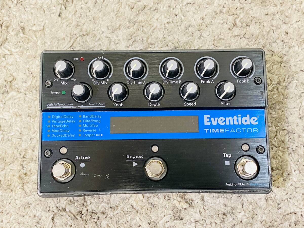 【月末限定価格】EVENTIDE TimeFactor / イーブンタイド タイミファクター デジタルディレイ【電源アダプター付き】♪HG_画像2