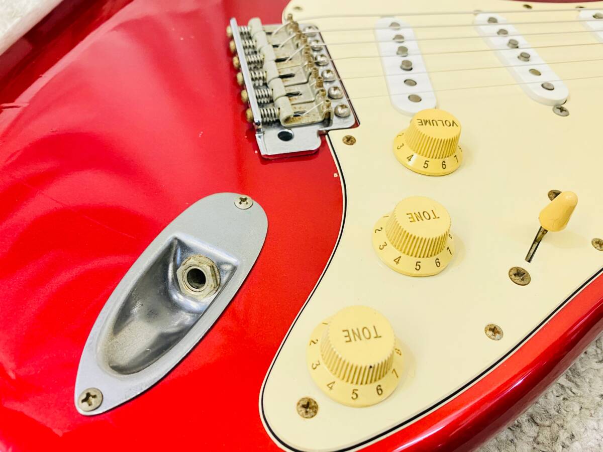 【メンテナンス済】Fender Japan ST-62 Stratocaster Candy Apple Red フェンダー ジャパン ストラトキャスター 1997～2000年【現状品】♪_画像3