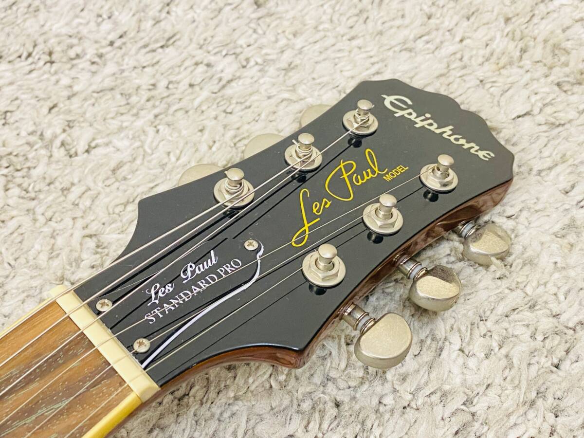 【メンテナンス済】Epiphone Les Paul Standard Pro / エピフォン レスポール スタンダード プロ 2017年製【月末限定価格】♪_画像7