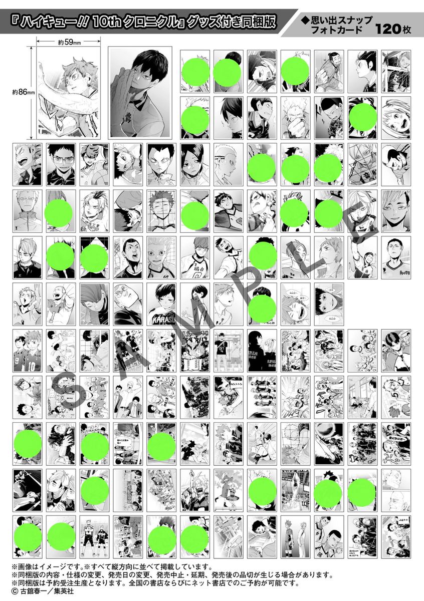 ハイキュー 10thクロニクル 思い出スナップフォトカード 93枚 ハイキュー 10thクロニクル 思い出スナップフォトカード 93枚