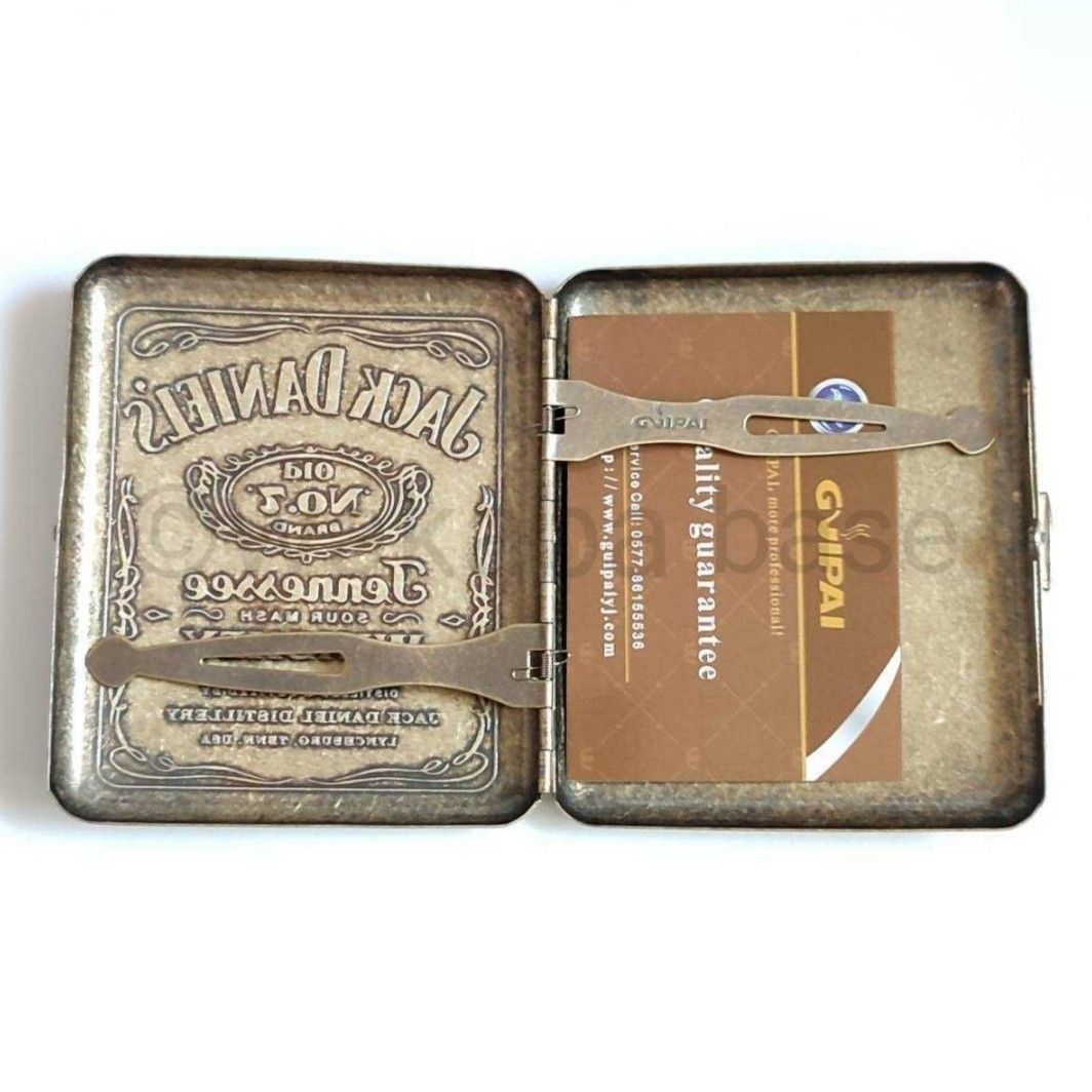 【送料無料 新品未使用】シガレットケース　 Jack Daniel's　20本収納　ヴィンテージ　タバコケース　アンティーク