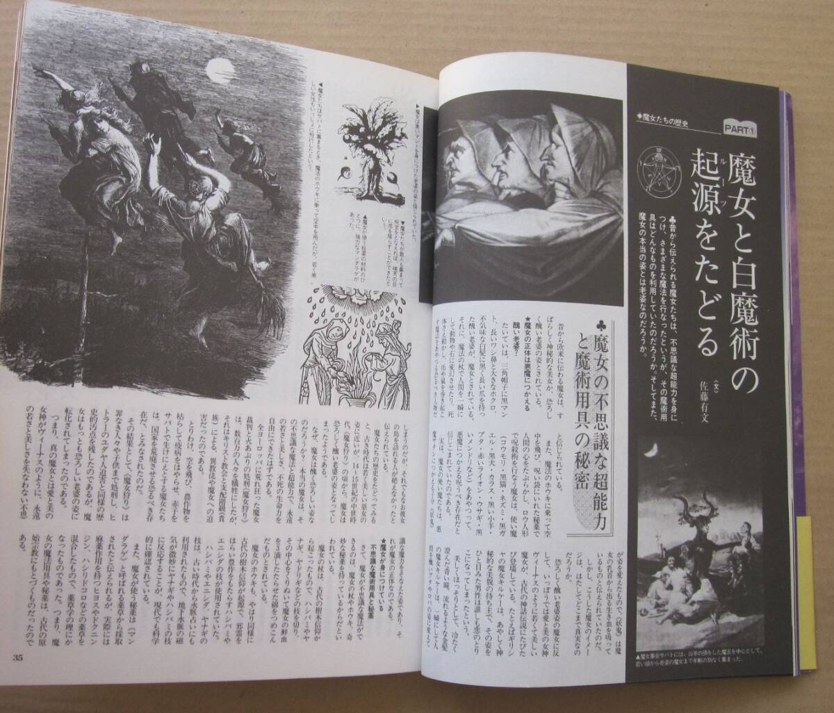 ◆魔女の秘法 白魔術と黒魔術の秘密 トワイライトゾーン別冊 昭和59年 帯付き_画像8