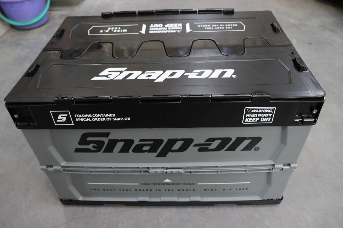 送料無料 即発送 2023年5月 最新 新カラー スナップオン SNAP-ON 正規 新品 オリコン 折りたたみ コンテナ 限定品　サンコー製　51Ｌ_画像5