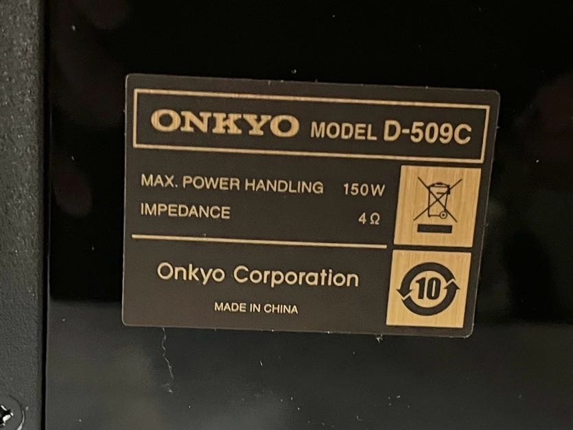ONKYO MODEL D-509C_画像3