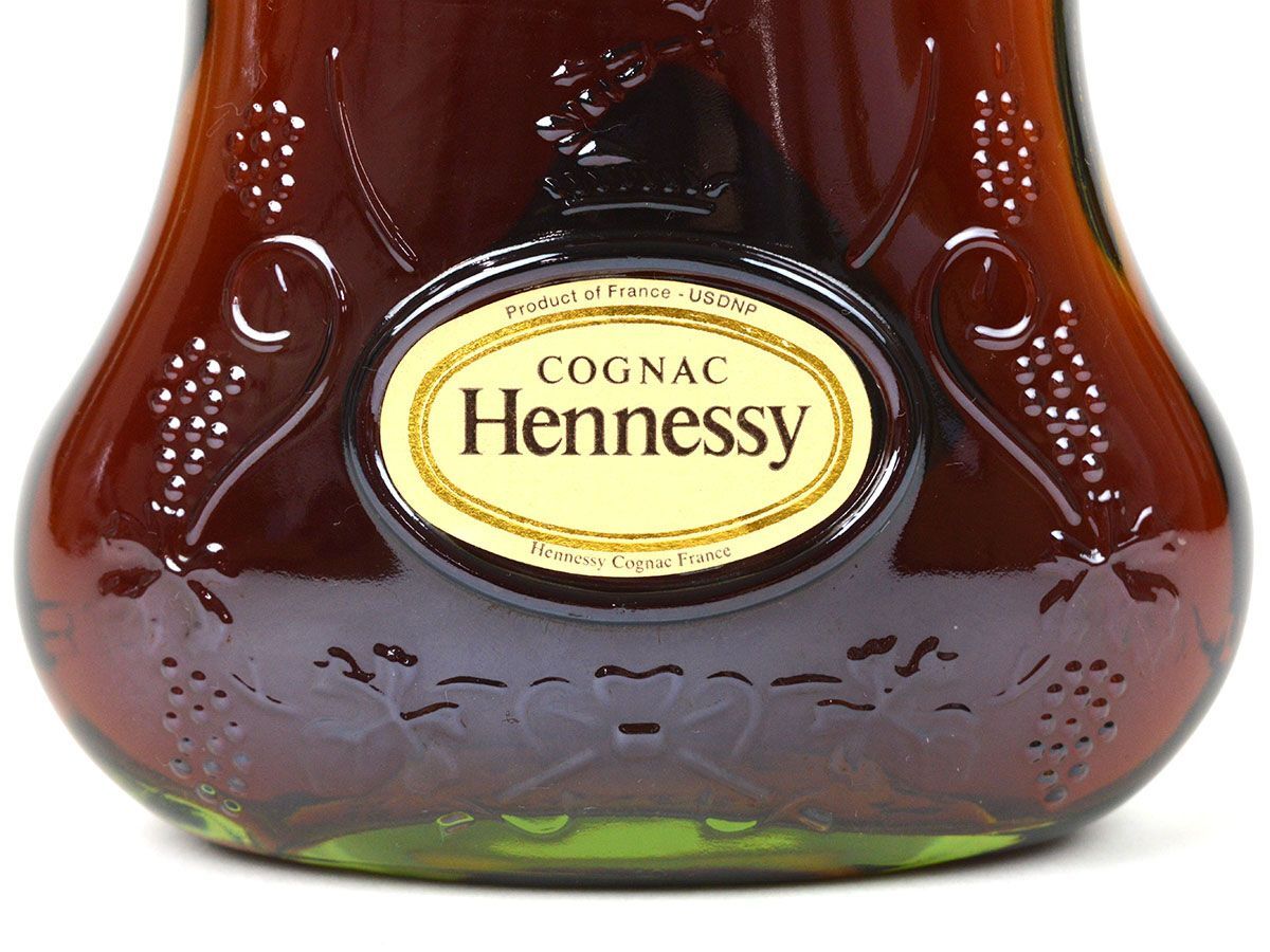 176033古酒〇未開栓 ヘネシー XO 金キャップ グリーンボトル 旧ボトル コニャック ブランデー Hennessy COGNAC BRANDY 700ml/ Aの画像3