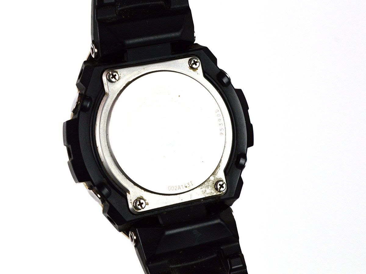 176847◇美品 動作確認済 CASIO カシオ G-SHOCK 腕時計 デジタル 電波 ソーラー GST-W300G 樹脂 GP SS ブラック ゴールド メンズ/ D_画像9