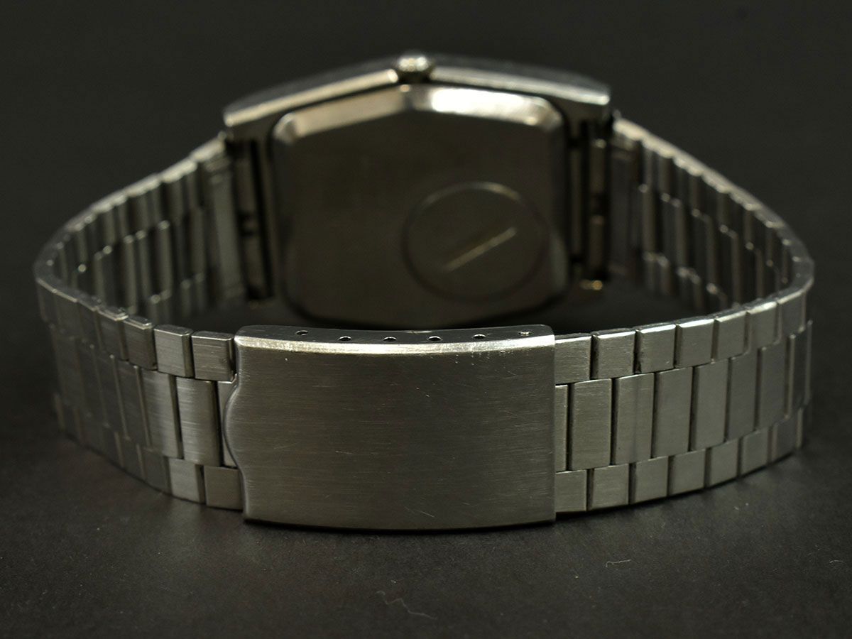 175086□動作未確認 SEIKO セイコー ロードクォーツ 腕時計 クォーツ デイデイト 3針 トノー 7853-5020 SS シルバー メンズ アナログ/ D_画像6
