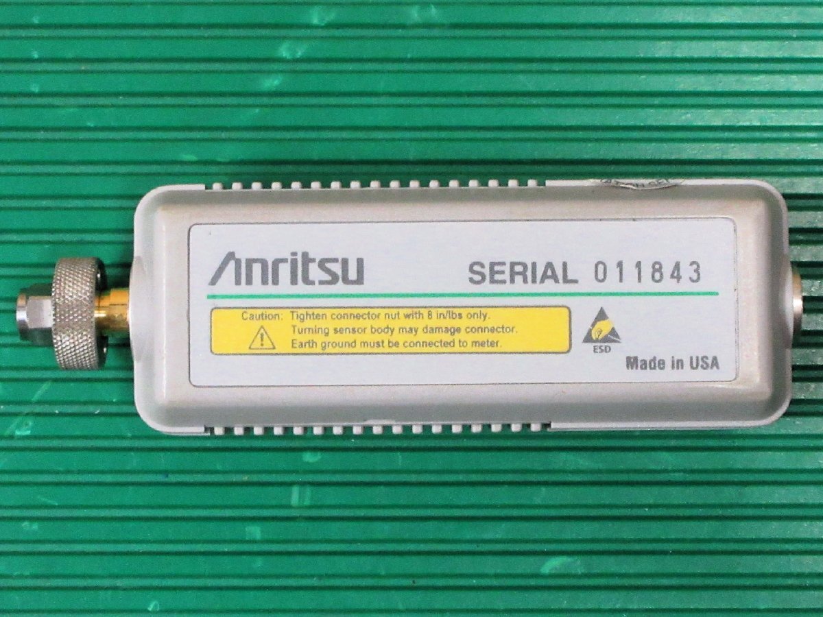 Anritsu/アンリツ MA2444D High Accuracy Diodes Sensor 10MHz～40GHz 50Ω -67dBm～+20dBm K(m) 未検査品の画像2
