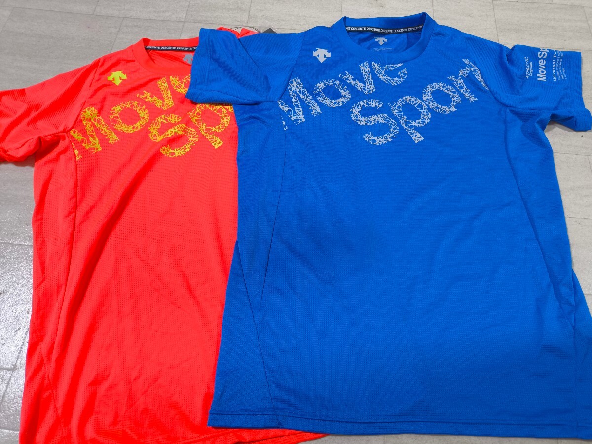 サイズ：L　二枚セット　タグ付き　DESCENTE　デサント　Move Sport　半袖スポーツウェア　Tシャツ_画像2