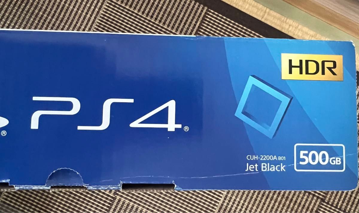 PlayStation4 ジェット・ブラック 500GB CUH-2200AB01 新品未使用　開封確認のみ