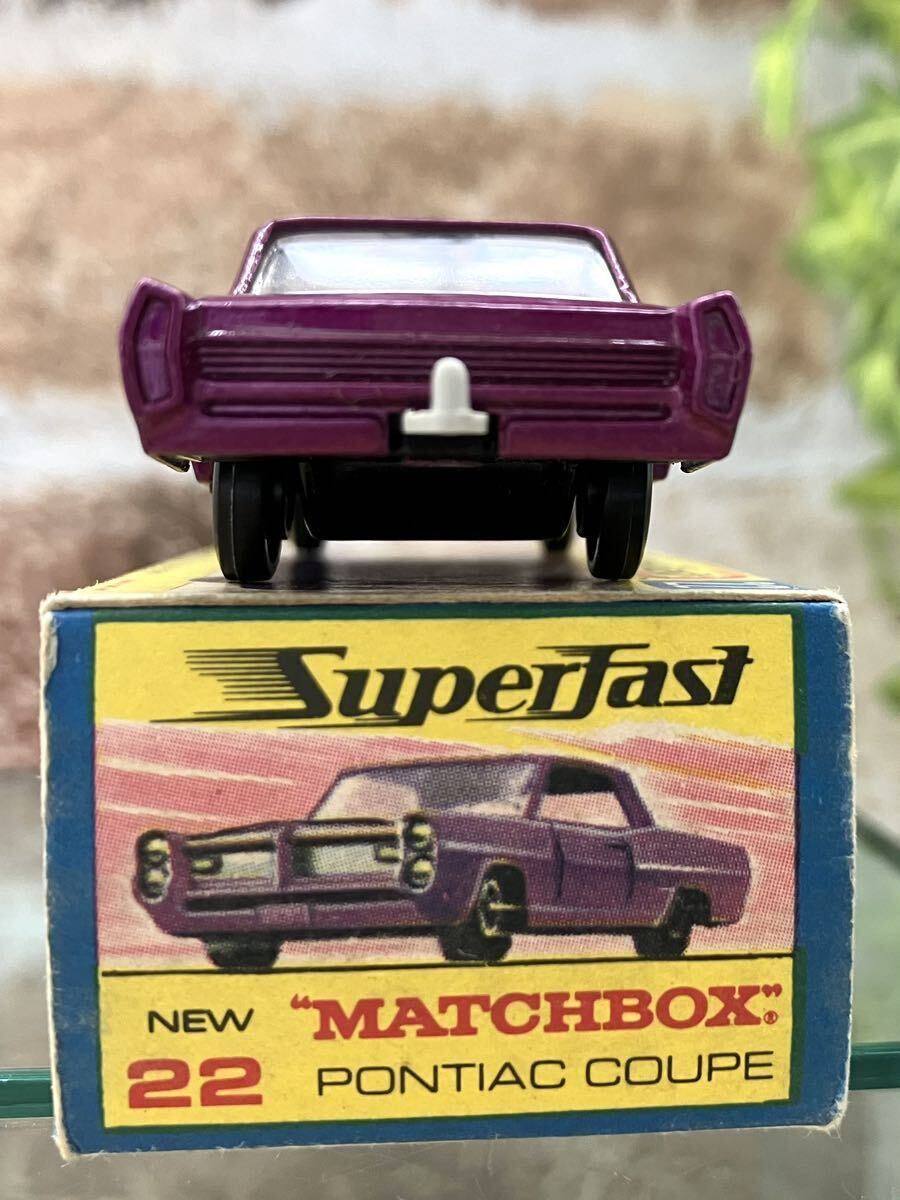 MATCHBOX マッチボックス PONTIAC COUPE クーペ パープル イギリス製の画像6