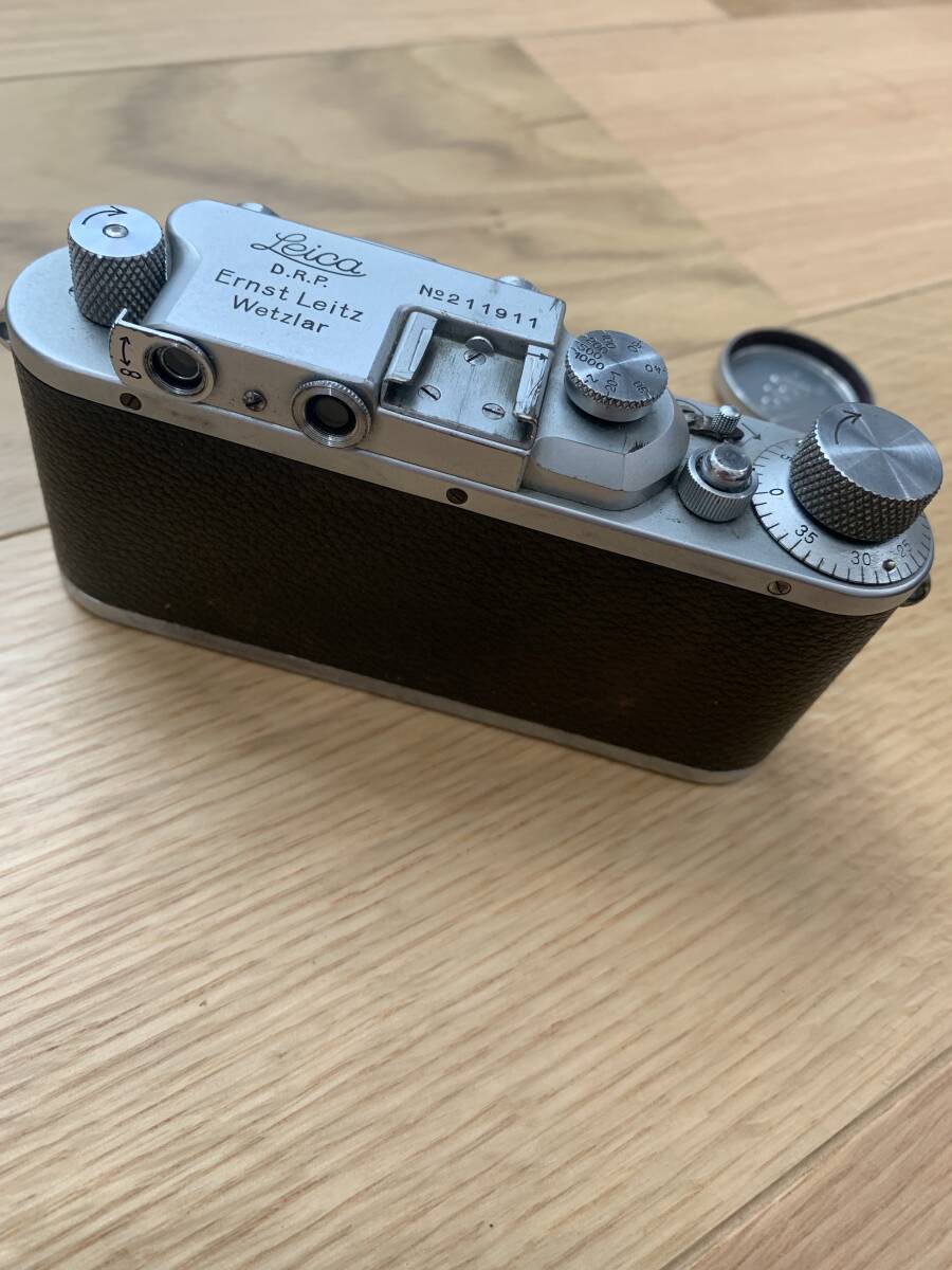 ライカ　Leica カメラ　D.R.P. Ernsl Leitz Wetzlar Summar f5cm 1:2 革ケース付き　ライカレンズ付き_画像7