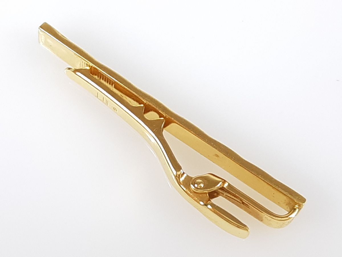  Dunhill 　dunhill　ｄ лого  　 галстук  pin  　 золотой  цвет × матировка   серебристый  цвет 　YMA-613