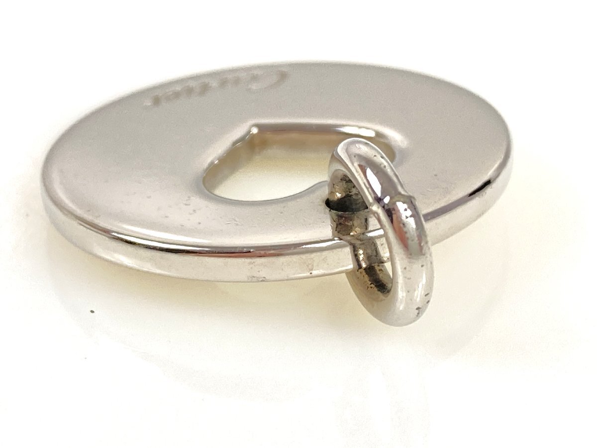  Cartier Cartier Circle Heart plate колье подвеска с цепью только серебряный цвет YAS-10427