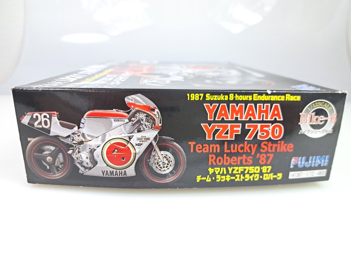 1 jpy * including in a package NG* unused * Yamaha YAMAHA YZF750 \'87 team * Lucky Strike * donkey -tsu1/12 bike series No.6 plastic model YF-072