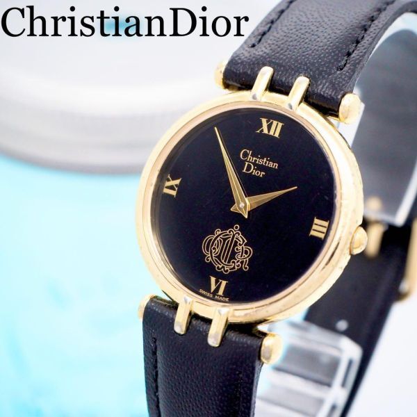 109  Christian  Dior  часы 　 редко встречающийся 　 сразу после приобретения  модель  　 мужские наручные часы  　 винтажный  