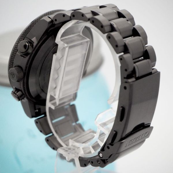 270【美品】シチズン時計　メンズ腕時計　プロマスター　電波ソーラー　ブラック_画像5