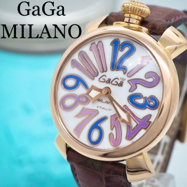 448 GaGa MILANO ガガミラノ時計　メンズ腕時計　マヌアーレ40_画像1
