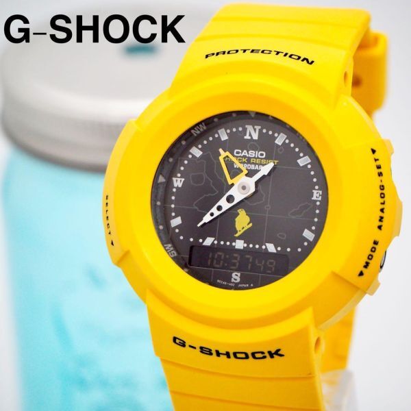 504【美品】G-SHOCK ジーショック時計　イエロー　ガラパゴス諸島　メンズ_画像1