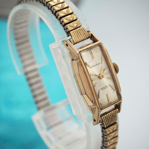 581 SEIKO セイコーソーラー時計　レディース腕時計　機械式　手巻き腕時計_画像2