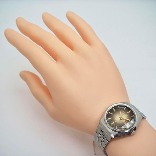 80[ rare ] Seiko clock load matic LM special self-winding watch cut glass 